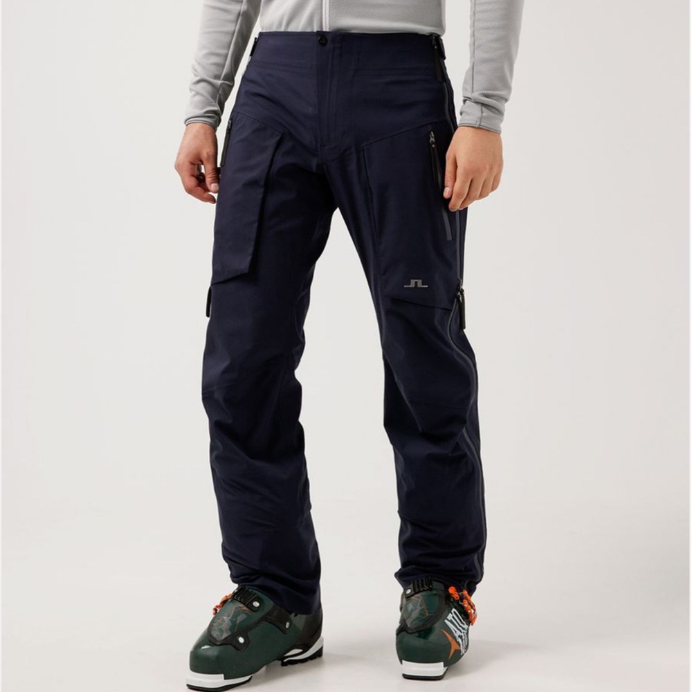 NWT J Lindeberg Summit Softshell ski / snowboard outerwear Pant.  Medium Navy